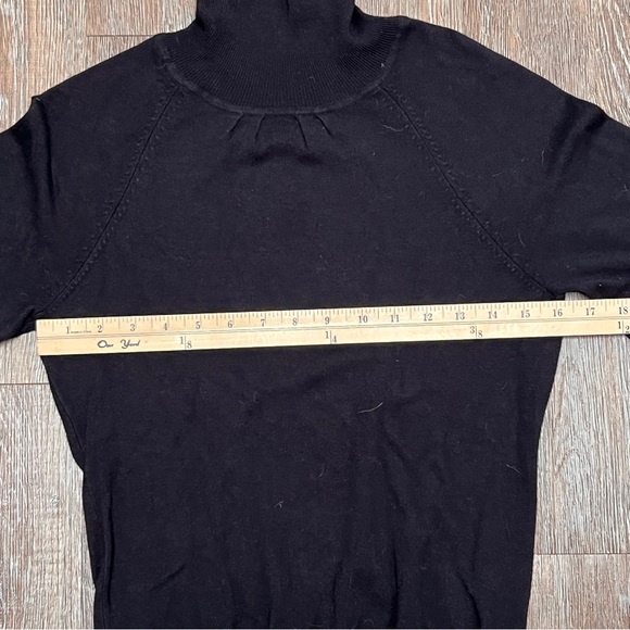Express Design Studio Black Turtleneck Balloon Sleeve Sweater | Size: S - Picture 2 of 8